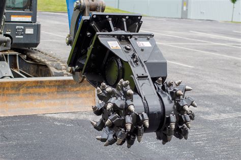 rock grinder for mini excavator|rock wheel attachment for excavator.